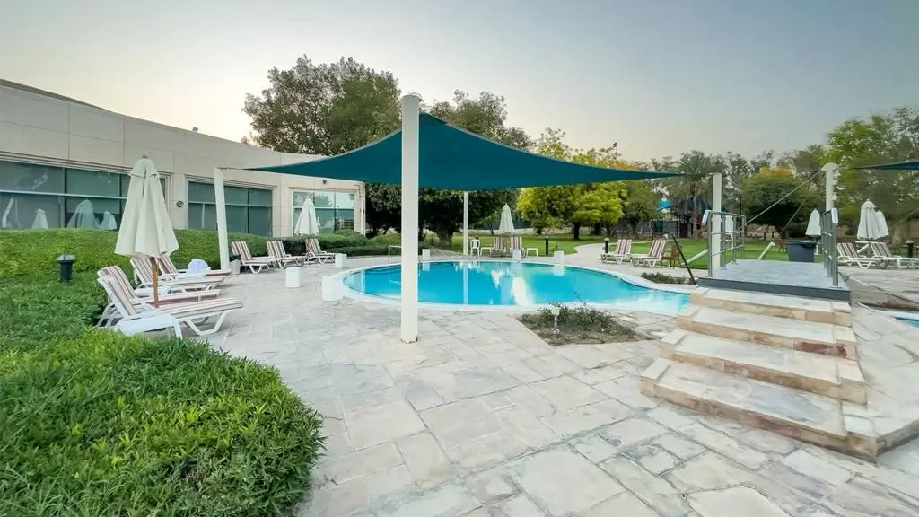 Pool view at eStay