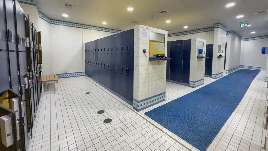 Locker rooms