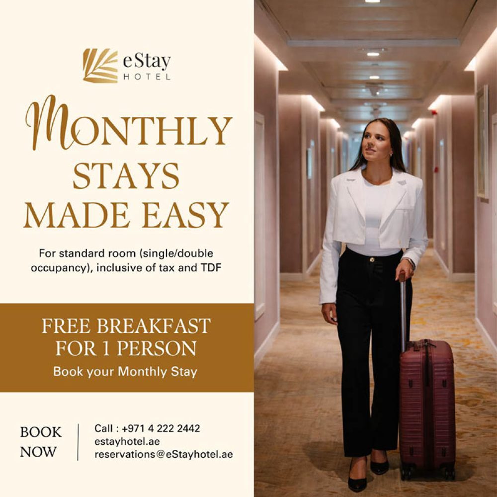 Monthly Stay offers in Dubai
